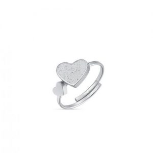 Anello donna regolabile Luca Barra con cuore ANK262