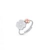 Anello donna regolabile Luca Barra con quadrifogli ANK259