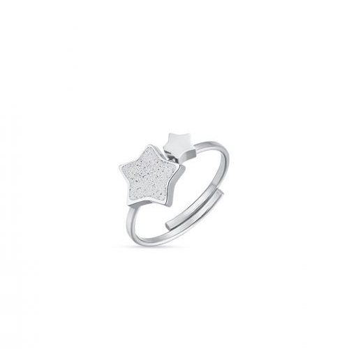 Anello-donna-regolabile-Luca-Barra-con-stelle-ANK260 Anello donna regolabile Luca Barra con stelle ANK260