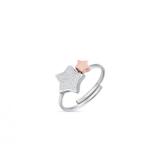 Anello-donna-regolabile-Luca-Barra-con-stelle-ANK261 Anello donna regolabile Luca Barra con stelle ANK261