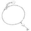 Bracciale donna Luca Barra con ciondolo chiave stella BK1592