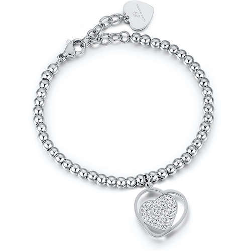 Bracciale donna Luca Barra con cuore Bk1852 Bracciale donna Luca Barra con cuore Bk1852