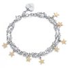 Bracciale donna Luca Barra con stelle BK1843