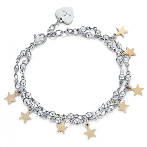 Bracciale-donna-Luca-Barra-con-stelle-BK1843 Bracciale donna Luca Barra con stelle BK1843