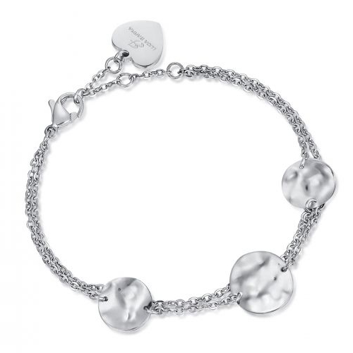 Bracciale-donna-Luca-Barra-effetto-Martellato-BK1839 Bracciale donna Luca Barra effetto Martellato BK1839
