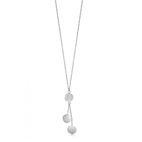 Collana-donna-Luca-Barra-con-cristalli-bianchi CK1311