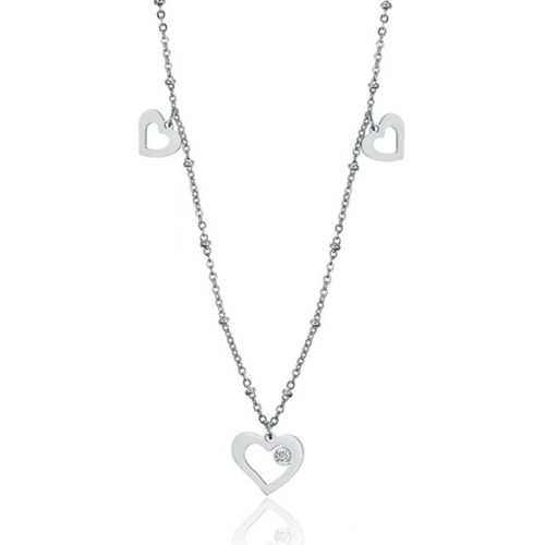 Collana-donna-Luca-Barra-con-cuori-CK1426