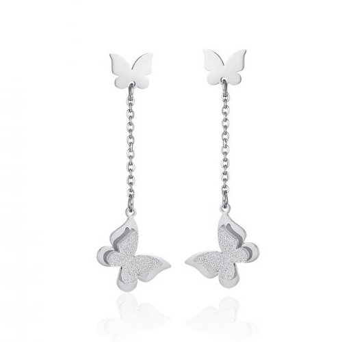 Orecchini-Luca-Barra-pendenti-con-Farfalle-OK1025 Orecchini Luca Barra pendenti con Farfalle OK1025