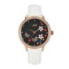 Orologio donna Didofà con fiori e farfalle DF-3018D