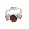 Anello donna Ottaviani in Argento con pietre viola 50800/16