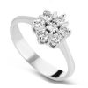 Anello donna PG Gioelli Fiore con diamanti ANSNOW/2