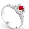 Anello donna PG Gioielli con diamanti e rubino ANTOPR/2