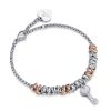 Bracciale donna Luca Barra con chiave e cuore BK1871