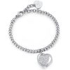 Bracciale donna Luca Barra con ciondolo cuore BK1852