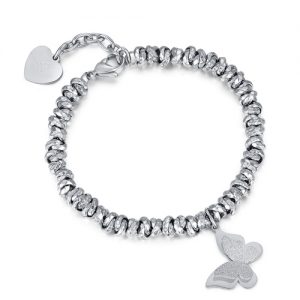Bracciale donna Luca Barra con ciondolo farfalla BK1816
