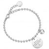 Bracciale donna Luca Barra con ciondolo inciso BK1483