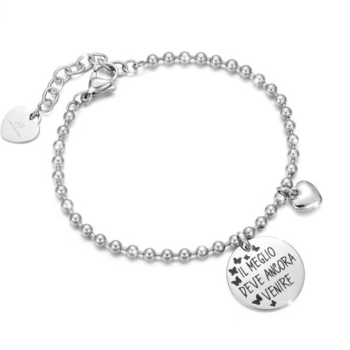 Bracciale-donna-Luca-Barra-con-ciondolo-scritta-BK1590 Bracciale donna Luca Barra con ciondolo scritta BK1590