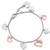 Bracciale donna Luca Barra con cuori BK1882