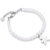 Bracciale donna con perle e ciondolo bimbo BK1576