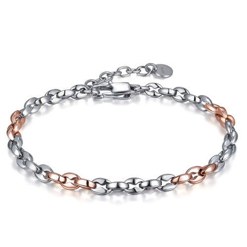 Bracciale-uomo-Luca-Barra-bicolore-BA1063 Bracciale uomo Luca Barra bicolore BA1063