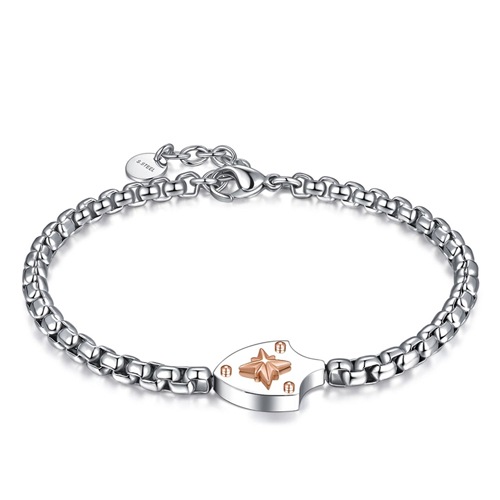 Bracciale-uomo-Luca-Barra-con-Rosa-Dei-Venti-rosata-BA1058 Bracciale uomo Luca Barra con Rosa Dei Venti rosata BA1058