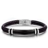 Bracciale uomo Luca Barra con decorazioni in acciaio BA1040