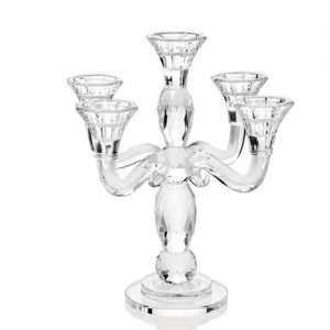 Candeliere in cristallo Ottaviani Home cinque fiamme 800293