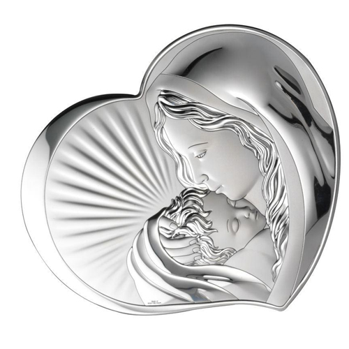 Capezzale-in-argento-laminato-Valenti-Maternitá-17,5x15-81295-4L Capezzale in argento laminato Valenti Maternità 17,5x15 81295-4L