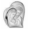 Capezzale in argento laminato Valenti Sacra Famiglia 12×14,5 cm 81050-2L