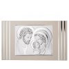 Capezzale in argento laminato Valenti Sacra Famiglia 18317-3L