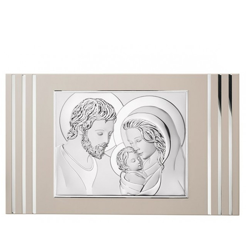 Capezzale-in-argento-laminato-Valenti-Sacra-Famiglia-18317-3L Capezzale in argento laminato Valenti Sacra Famiglia 18317-3L