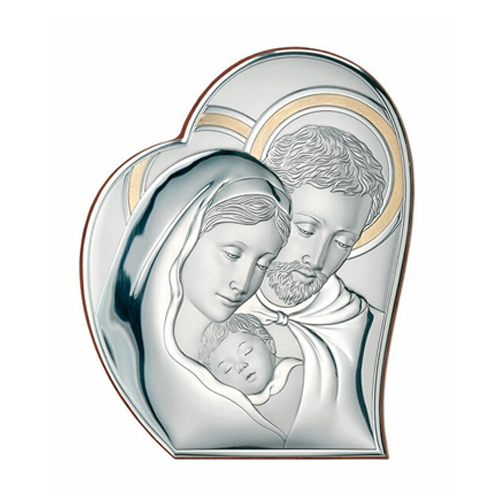 Capezzale-in-argento-laminato-Valenti-Sacra-Famiglia-81050-5L Capezzale in argento laminato Valenti Sacra Famiglia 81050-5L