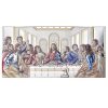 Capezzale in argento laminato Valenti Ultima Cena 81237-7lCOL