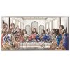 Capezzale in argento laminato Valenti Ultima Cena 81237-9LCOL