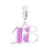 Charm donna S’agapo’ linea HAPPY con numero 18 SHA77