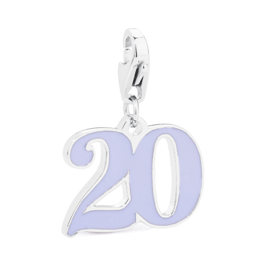 Charm-donna-S'agapo'-linea-HAPPY-numero-20-SHA78 Charm donna S’agapo’ linea HAPPY numero 20 SHA78