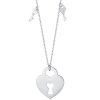 Collana donna Luca Barra con Lucchetto a cuore e chiavi CK1416