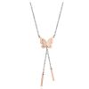 Collana donna Luca Barra con farfalla rosata CK1384