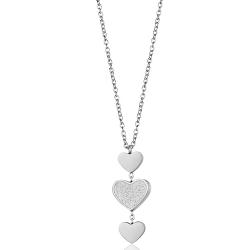 Collana-donna-Luca-Barra-pendente-con-cuori-CK1422 Collana donna Luca Barra pendente con cuori CK1422