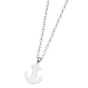 Collana donna Marlù con ancora lucida linea Time To 18CNO30