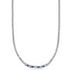 Collana uomo Luca Barra con pietre blu CL226