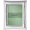 Cornice Valenti in argento laminato bordo perlinato 18x24 585-5L