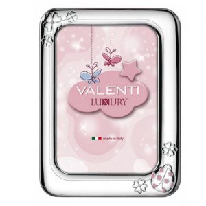 Cornice bimba in argento laminato Valenti Coccinella 13X18 72005-4LRA