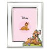 Cornice bimba in argento laminato Valenti linea Disney Bambi 9x13 D336-3LRA