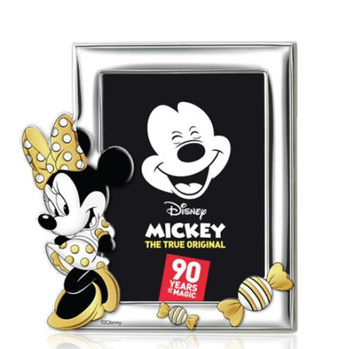 Cornice-bimba-in-argento-laminato-Valenti-linea-Disney-Minnie-13x18-D235-4LORO Cornice bimba in argento laminato Valenti linea Disney Minnie 13x18 D235-4LORO