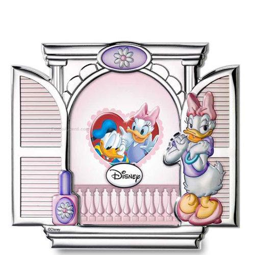 Cornice-bimba-in-argento-laminato-Valenti-linea-Disney-Topolina-D264-4LRA Cornice bimba in argento laminato Valenti linea Disney Topolina D264-4LRA