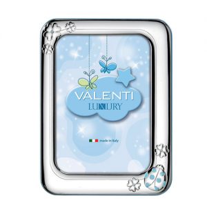 Cornice bimbo in argento laminato Valenti Coccinella 13x18 72005-4L