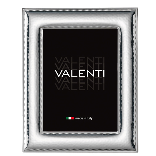 Cornice-in-argento-bilaminato-Valenti-con-bordo-perlinato-13x18-12401-4L Cornice in argento bilaminato Valenti con bordo perlinato 13x18 12401-4L