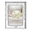 Cornice in argento laminato Valenti 25° anno di matrimonio 18x24 52052-5L