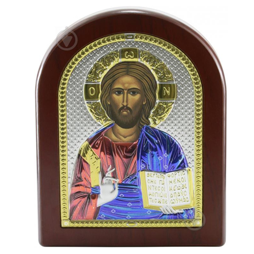 Icona-bizantina-in-argento-laminato-Cristo-84001-3LCOL Icona bizantina in argento laminato Cristo 84001-3LCOL